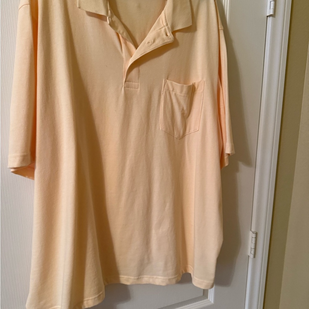 George Men's Cream Polo Shirt